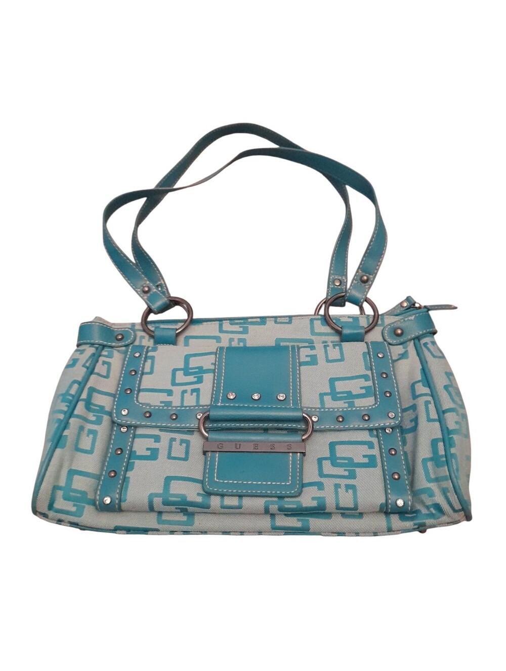 GUESS Teal Vintage Y2K Shoulder Bag